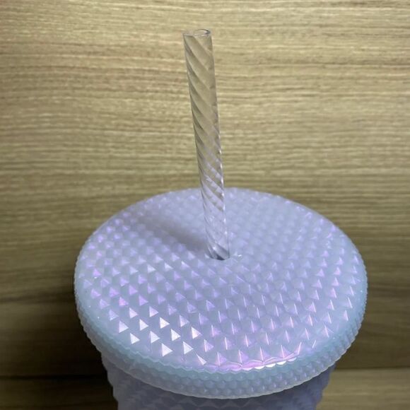 STARBUCKS ICY WHITE - PURPLE - STUDDED GRANDE TUMBLER HOLIDAY 2021 - Picture 2 of 5